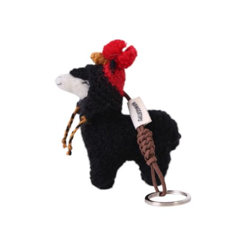 Llavero Artesanal de Llama del Perú
